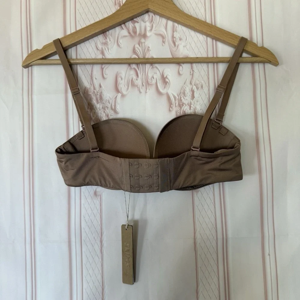 Skims Ultimate Push Up Strapless Bra In Sienna Size 32B NWT $64